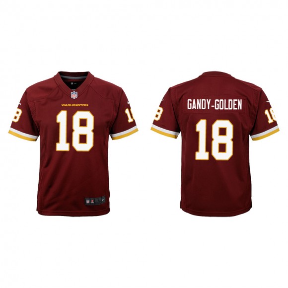 Youth Washington Football Team Antonio Gandy-Golden #18 Burgundy Game Jersey