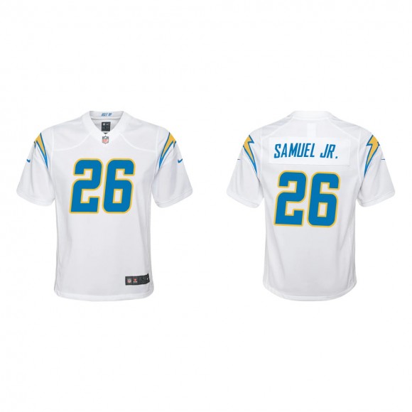 Youth Los Angeles Chargers Asante Samuel Jr. #26 White Game Jersey