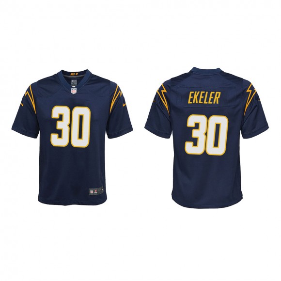 Youth Los Angeles Chargers Austin Ekeler #30 Navy Game Jersey