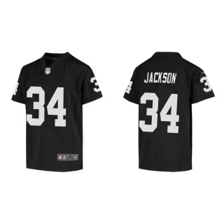 Youth Las Vegas Raiders Bo Jackson #34 Black Game Jersey