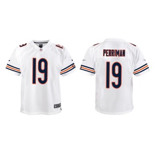 Youth Chicago Bears Breshad Perriman #19 White Game Jersey