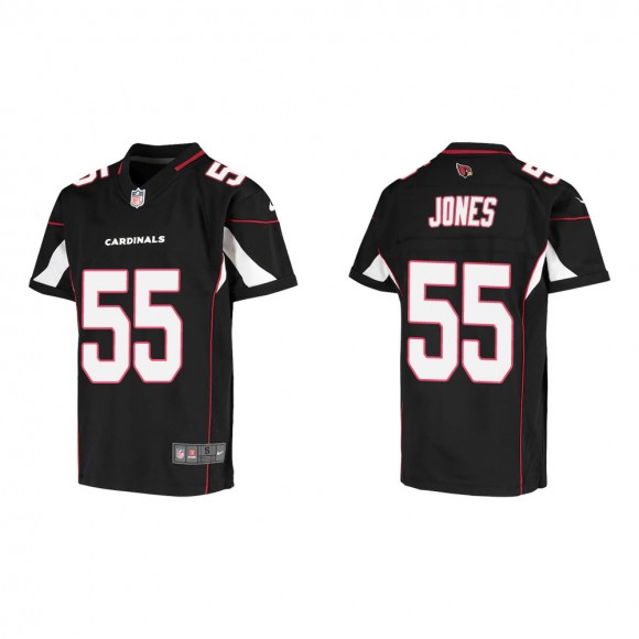 Youth Arizona Cardinals Chandler Jones #55 Black Game Jersey