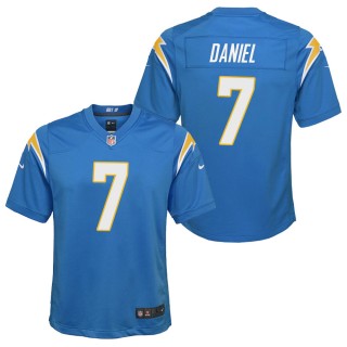 Youth Los Angeles Chargers Chase Daniel Powder Blue Game Jersey