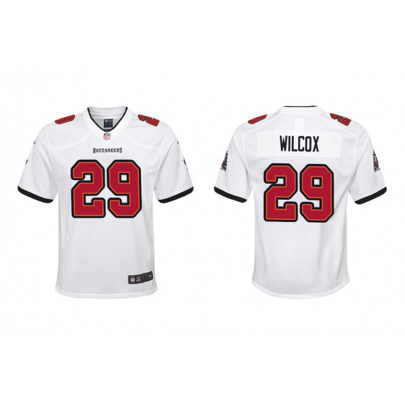 Youth Tampa Bay Buccaneers Chris Wilcox White Game Jersey