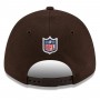 Youth Cleveland Browns Brown Black 2021 NFL Sideline Home 9FORTY Adjustable Hat