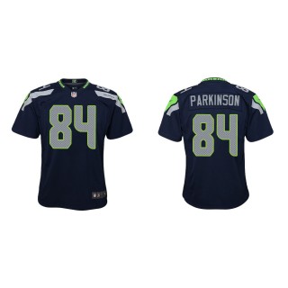 Youth Seattle Seahawks Colby Parkinson #84 College Navy Game Jersey