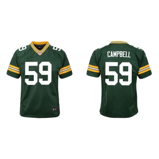 Youth Green Bay Packers De'Vondre Campbell #59 Green Game Jersey