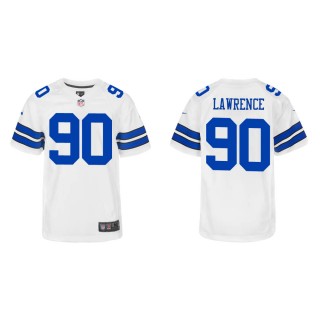 Youth Dallas Cowboys Demarcus Lawrence #90 White Game Jersey