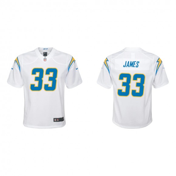 Youth Los Angeles Chargers Derwin James #33 White Game Jersey