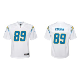 Youth Los Angeles Chargers Donald Parham #89 White Game Jersey