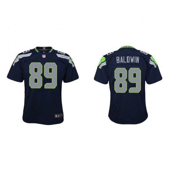 Youth Seattle Seahawks Doug Baldwin #89 College Navy Game Jersey