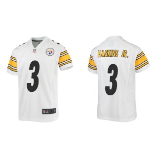 Youth Pittsburgh Steelers Dwayne Haskins Jr. #3 White Game Jersey