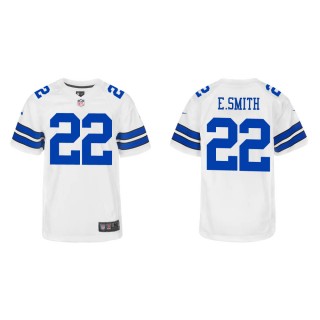 Youth Dallas Cowboys Emmitt Smith #22 White Game Jersey