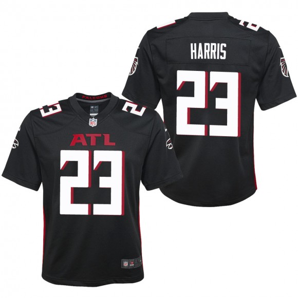 Youth Atlanta Falcons Erik Harris Black Game Jersey