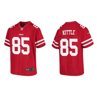 Youth San Francisco 49ers George Kittle #85 Red Game Jersey