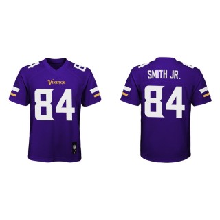Youth Minnesota Vikings Irv Smith Jr. #84 Purple Game Jersey