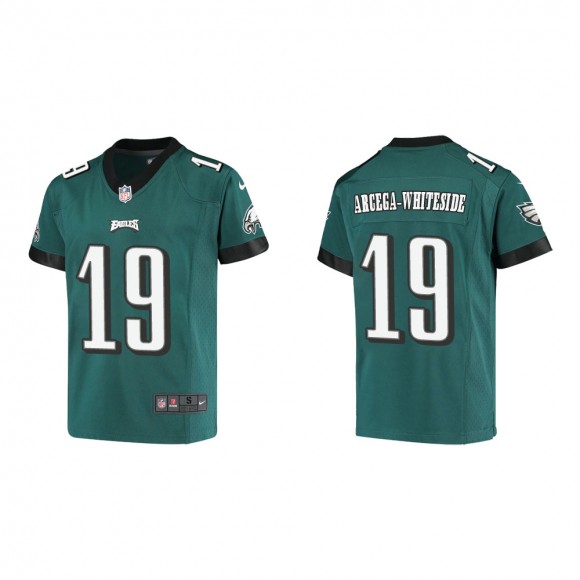 Youth Philadelphia Eagles JJ Arcega-Whiteside #19 Midnight Green Game Jersey