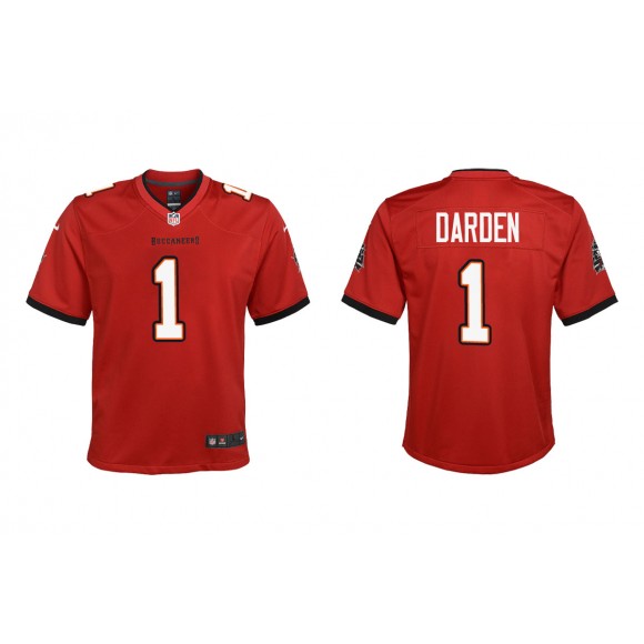 Youth Tampa Bay Buccaneers Jaelon Darden Red Game Jersey