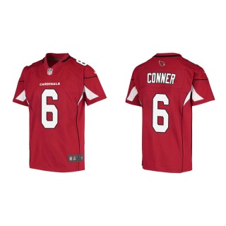 Youth Arizona Cardinals James Conner #6 Cardinal Game Jersey