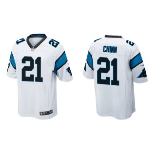 Youth Carolina Panthers Jeremy Chinn #21 White Game Jersey