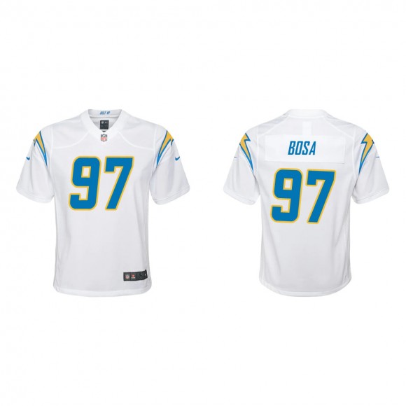 Youth Los Angeles Chargers Joey Bosa #97 White Game Jersey