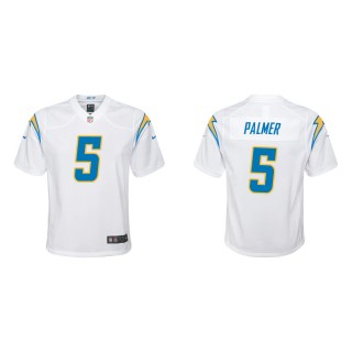 Youth Los Angeles Chargers Josh Palmer #5 White Game Jersey