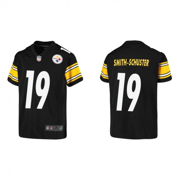 Youth Pittsburgh Steelers JuJu Smith-Schuster #19 Black Game Jersey