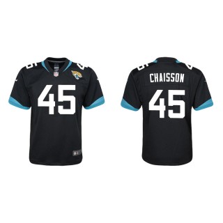 Youth Jacksonville Jaguars K'Lavon Chaisson #45 Black Game Jersey