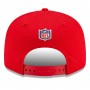 Youth Kansas City Chiefs Red Black 2021 NFL Sideline Road 9FIFTY Snapback Hat