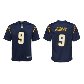 Youth Los Angeles Chargers Kenneth Murray #9 Navy Game Jersey