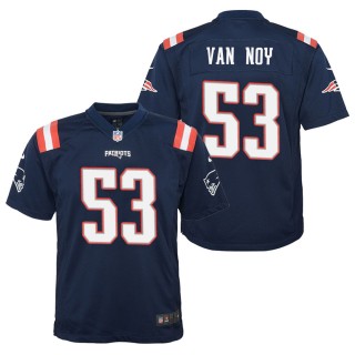 Youth New England Patriots Kyle Van Noy Navy Color Rush Game Jersey