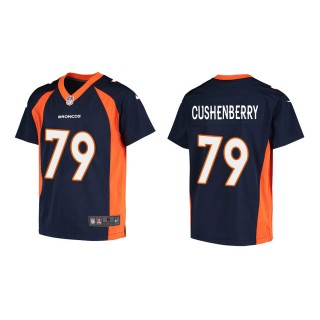 Youth Denver Broncos Lloyd Cushenberry #79 Navy Game Jersey