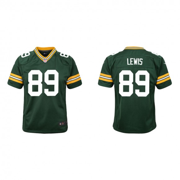 Youth Green Bay Packers Marcedes Lewis #89 Green Game Jersey