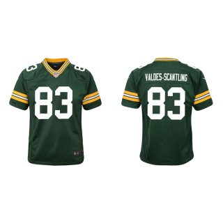 Youth Green Bay Packers Marquez Valdes-Scantling #83 Green Game Jersey