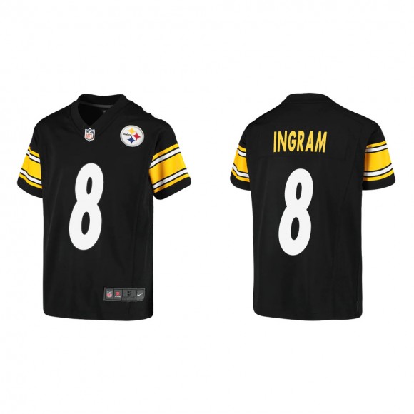 Youth Pittsburgh Steelers Melvin Ingram #8 Black Game Jersey