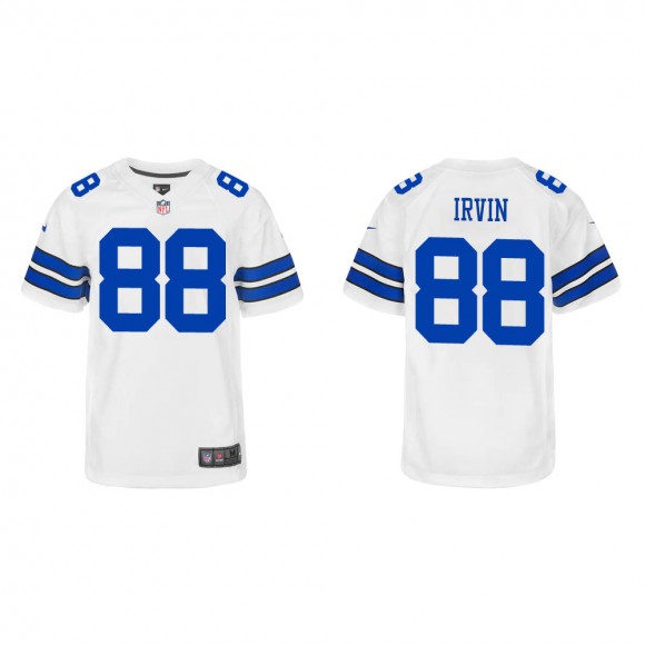 Youth Dallas Cowboys Michael Irvin #88 White Game Jersey