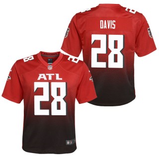 Youth Atlanta Falcons Mike Davis Red 2nd Alternate Game Jersey