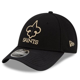 Youth New Orleans Saints Black 2021 NFL Sideline Home 9FORTY Adjustable Hat