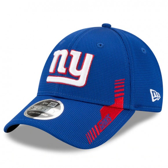Youth New York Giants Royal 2021 NFL Sideline Home 9FORTY Adjustable Hat