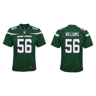 Youth New York Jets Quincy Williams #56 Green Game Jersey