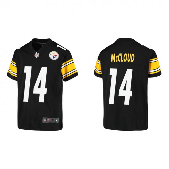 Youth Pittsburgh Steelers Ray-Ray McCloud #14 Black Game Jersey