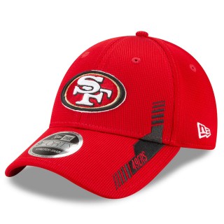 Youth San Francisco 49ers Scarlet 2021 NFL Sideline Home 9FORTY Adjustable Hat