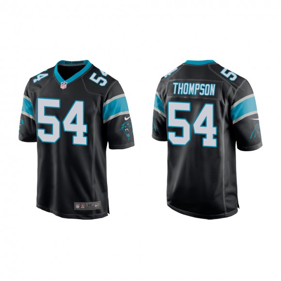 Youth Carolina Panthers Shaq Thompson #54 Black Game Jersey