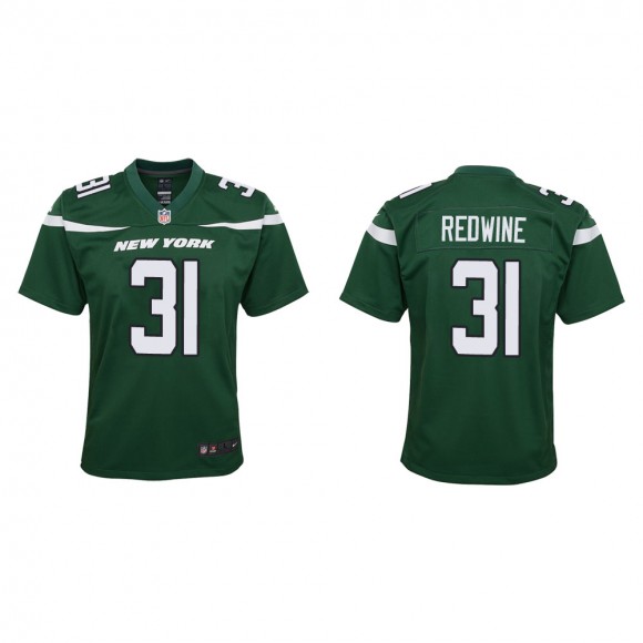 Youth New York Jets Sheldrick Redwine #31 Green Game Jersey
