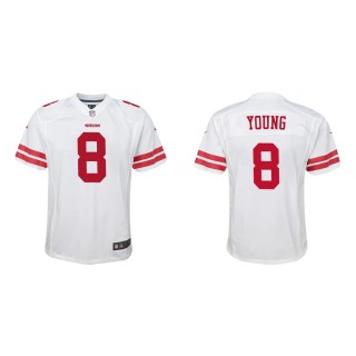 Youth San Francisco 49ers Steve Young #8 White Game Jersey