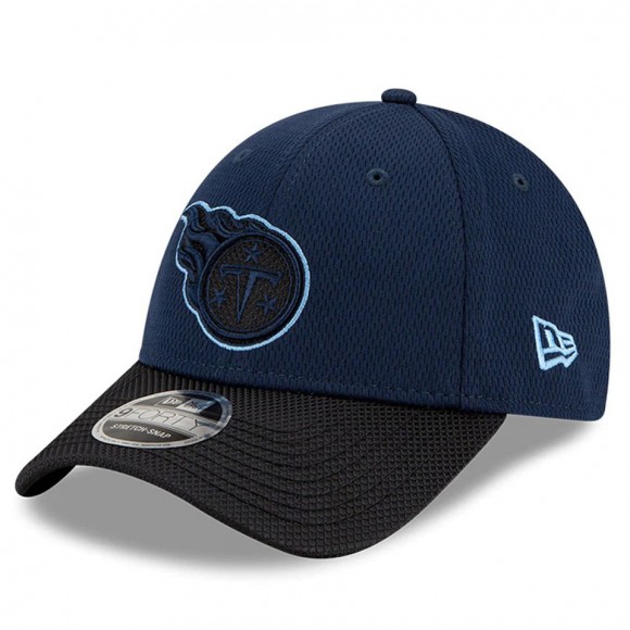 Youth Tennessee Titans Navy Black 2021 NFL Sideline Home 9FORTY Adjustable Hat