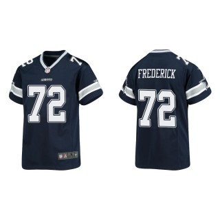 Youth Dallas Cowboys Travis Frederick #72 Navy Game Jersey