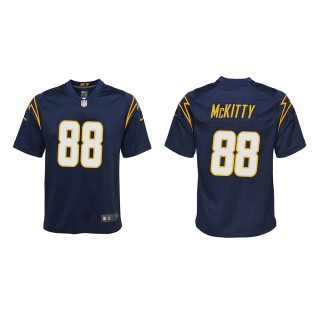 Youth Los Angeles Chargers Tre' McKitty #88 Navy Game Jersey