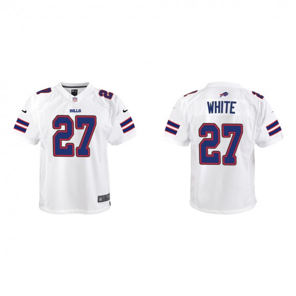 Youth Buffalo Bills Tre'Davious White #27 White Game Jersey