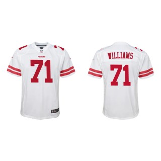 Youth San Francisco 49ers Trent Williams #71 White Game Jersey